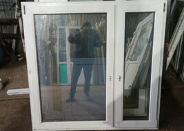 Склад готовых окон ПВХ Готовые окна для гаража с усиленным профилем