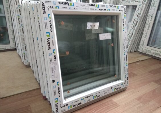 ЭНЕРГО-ОКНО ПВХ ГЛУХОЕ 600 на 600