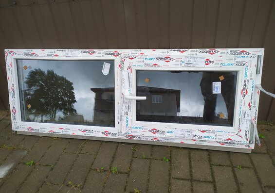 ЭНЕРГО-ОКНО ПВХ ПОВОРОТНО-ОТКИДНОЕ 1400 на 500