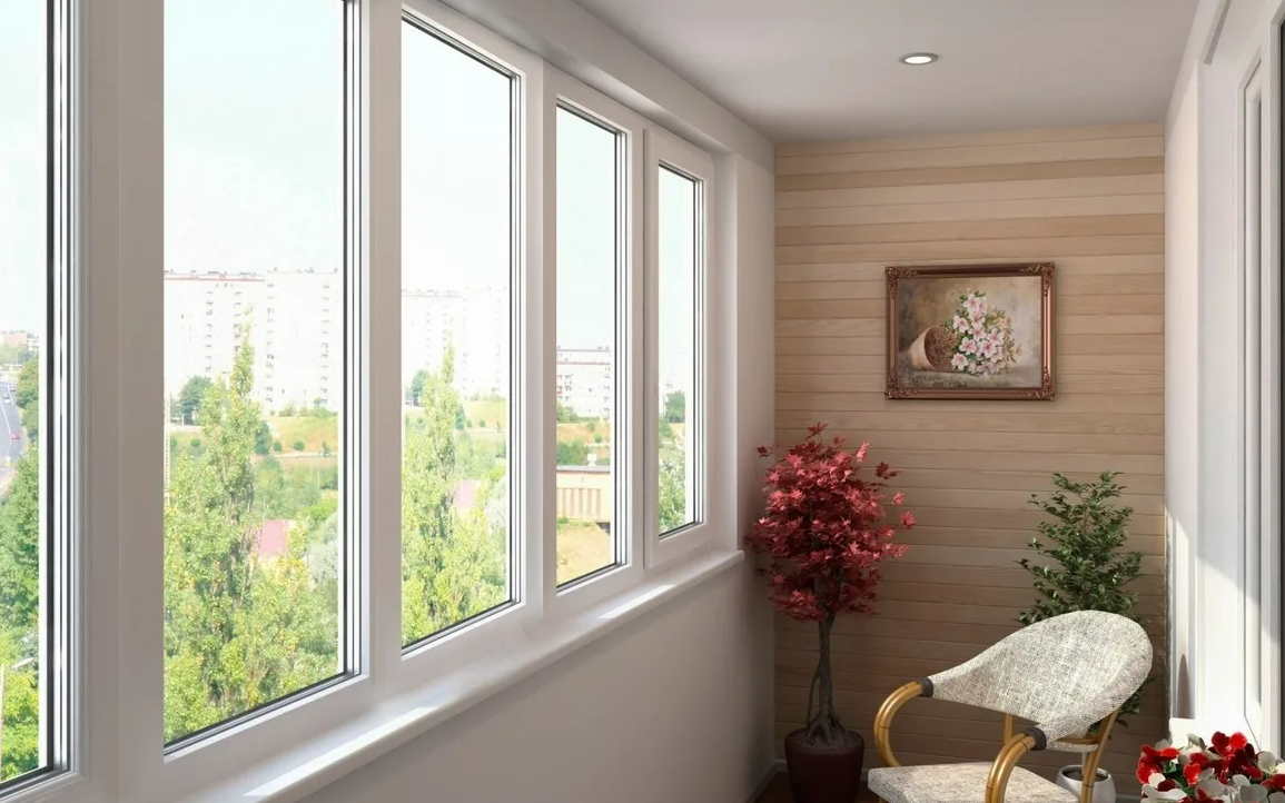 Пластиковые окна для остекления балконов