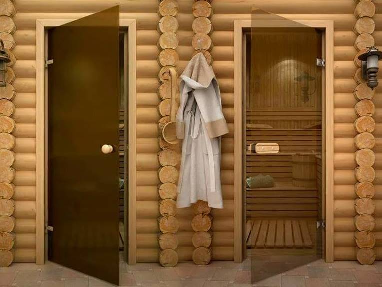 Двери для бани: выбор материала и особенности моделей