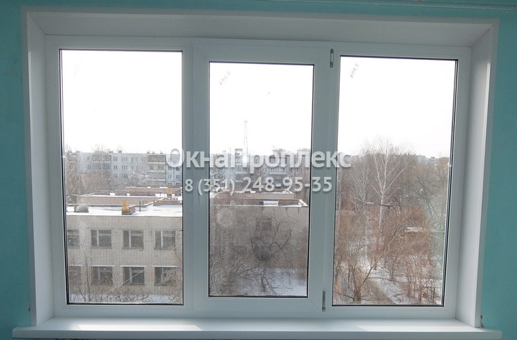Трехстворчатое окно Челябинск