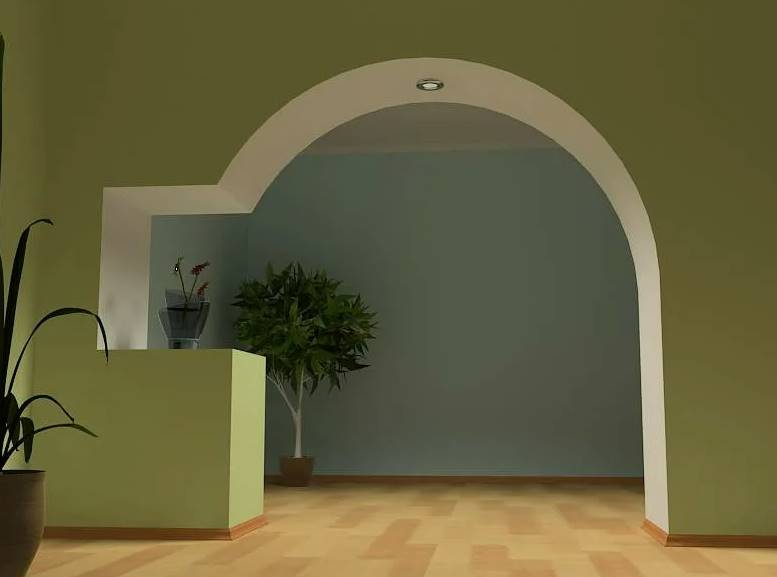 Арочный проем в стене