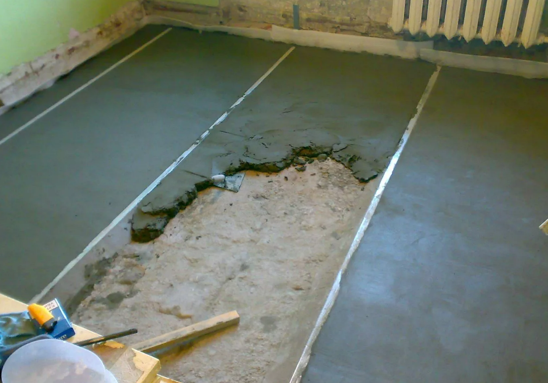 Выравнивание пола в жилой комнате. Какие есть варианты.