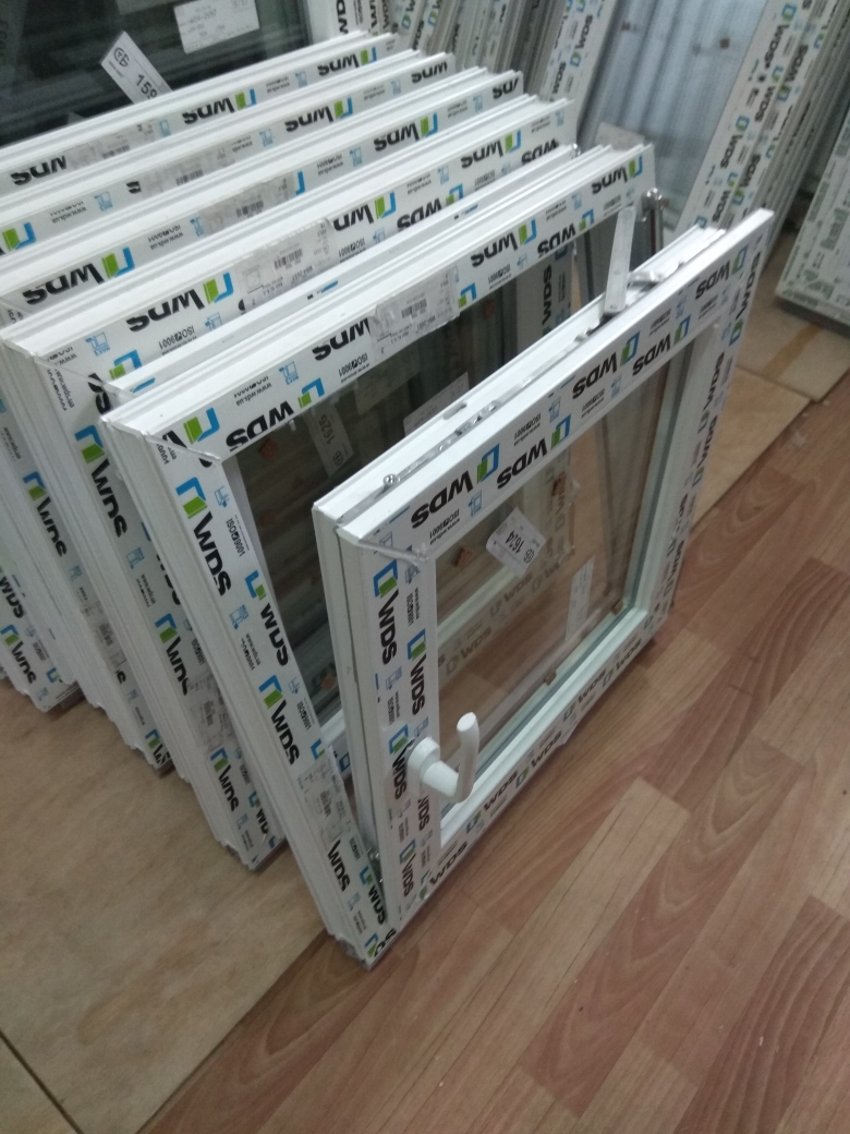 ЭНЕРГО-ОКНО ПВХ ПОВОРОТНО-ОТКИДНОЕ 600 на 600